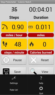 Step Pedometer - Calorie Watch android App screenshot 2